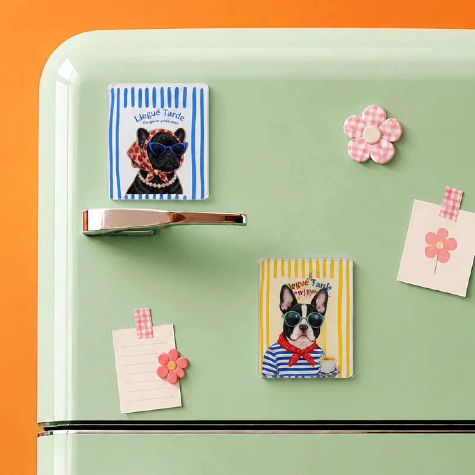 Rectangular acrylic fridge magnet 04
