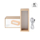 Rectangular Beech Wood 5-Slot LED Shadow Box