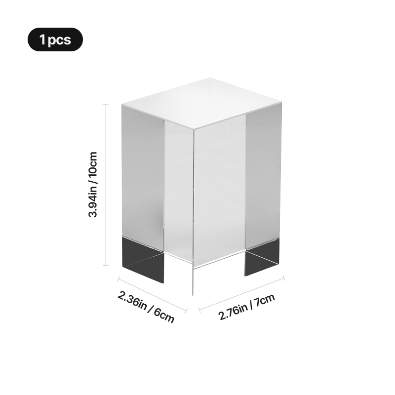 Rectangular k9 crystal 03
