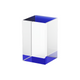 Rectangular K9 Crystal with Colored Base