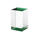 Rectangular K9 Crystal with Colored Base