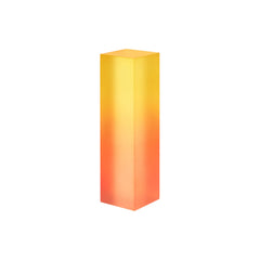 Red and yellow gradient frosted crystal trophy 01 medium