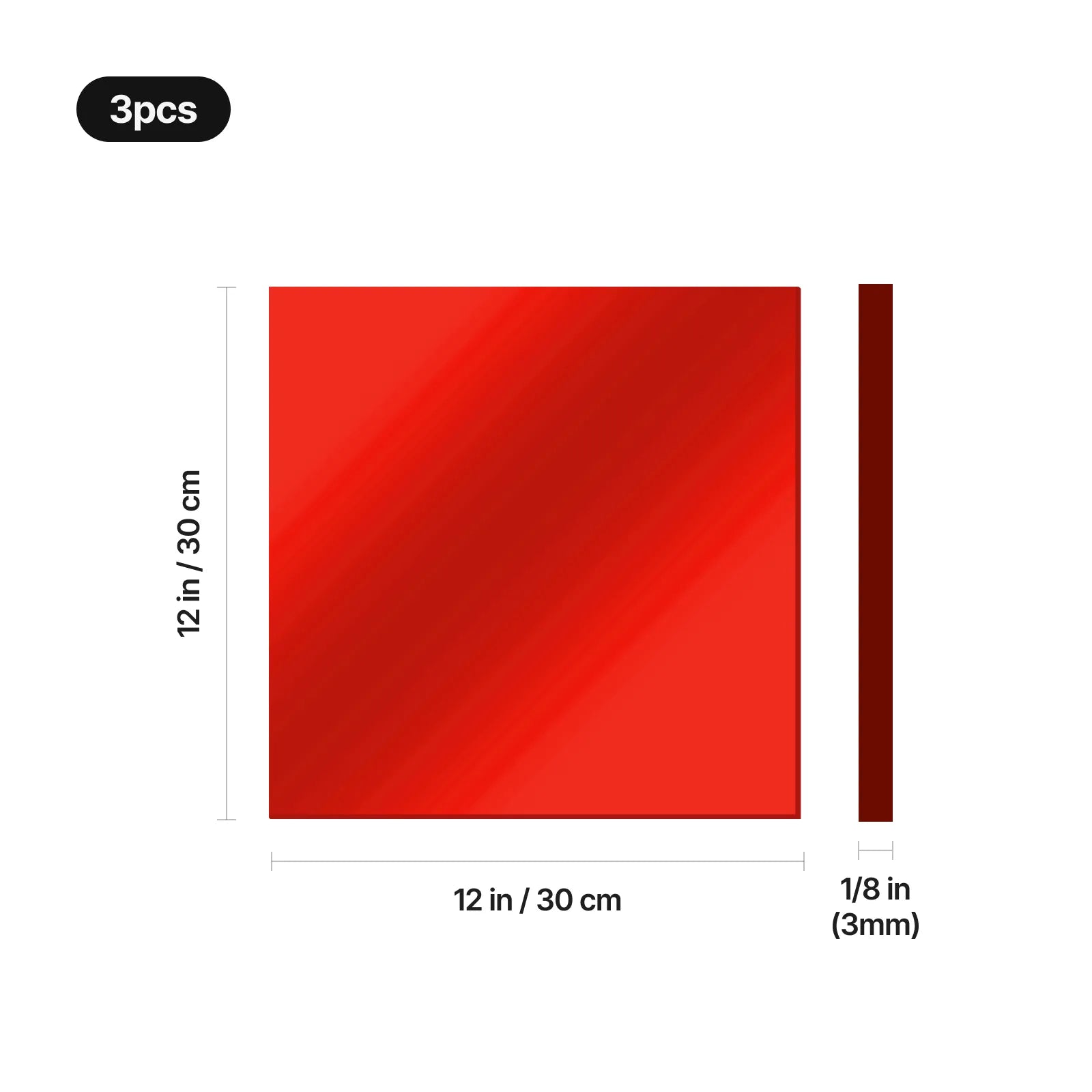 Red mirror acrylic sheet 03