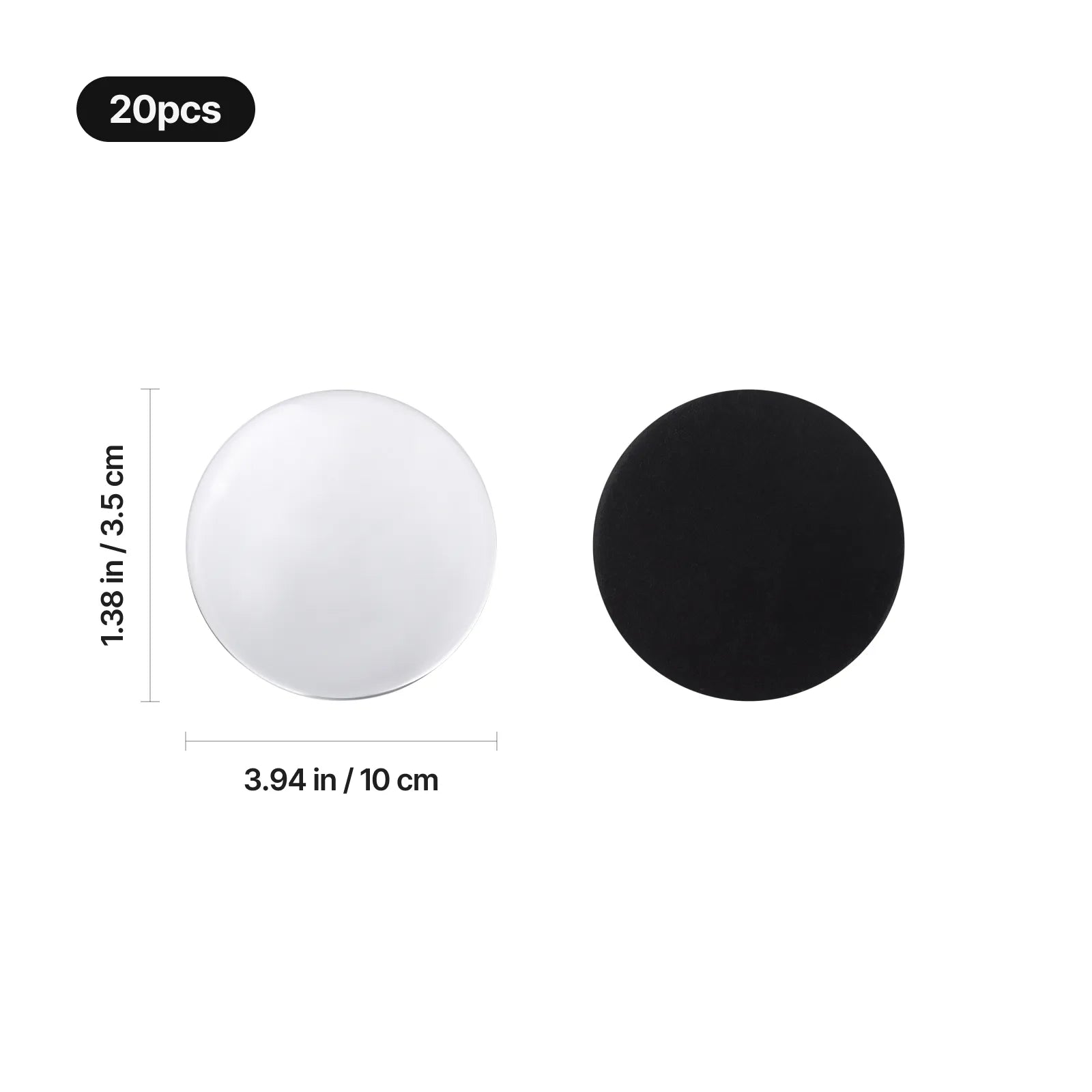 Round glass cabochon fridge magnet 20pcs 02