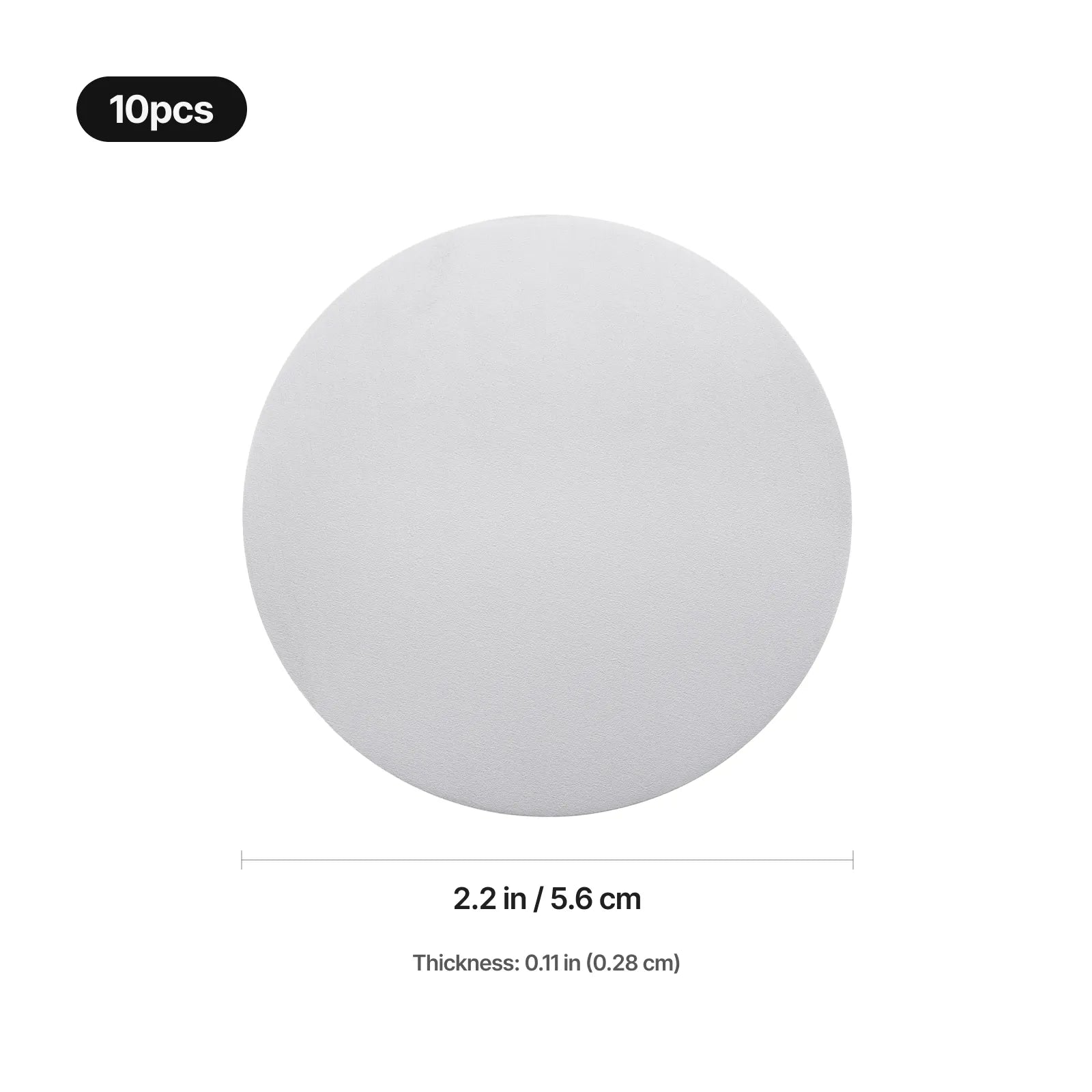 Round metal fridge magnet 10pcs 03