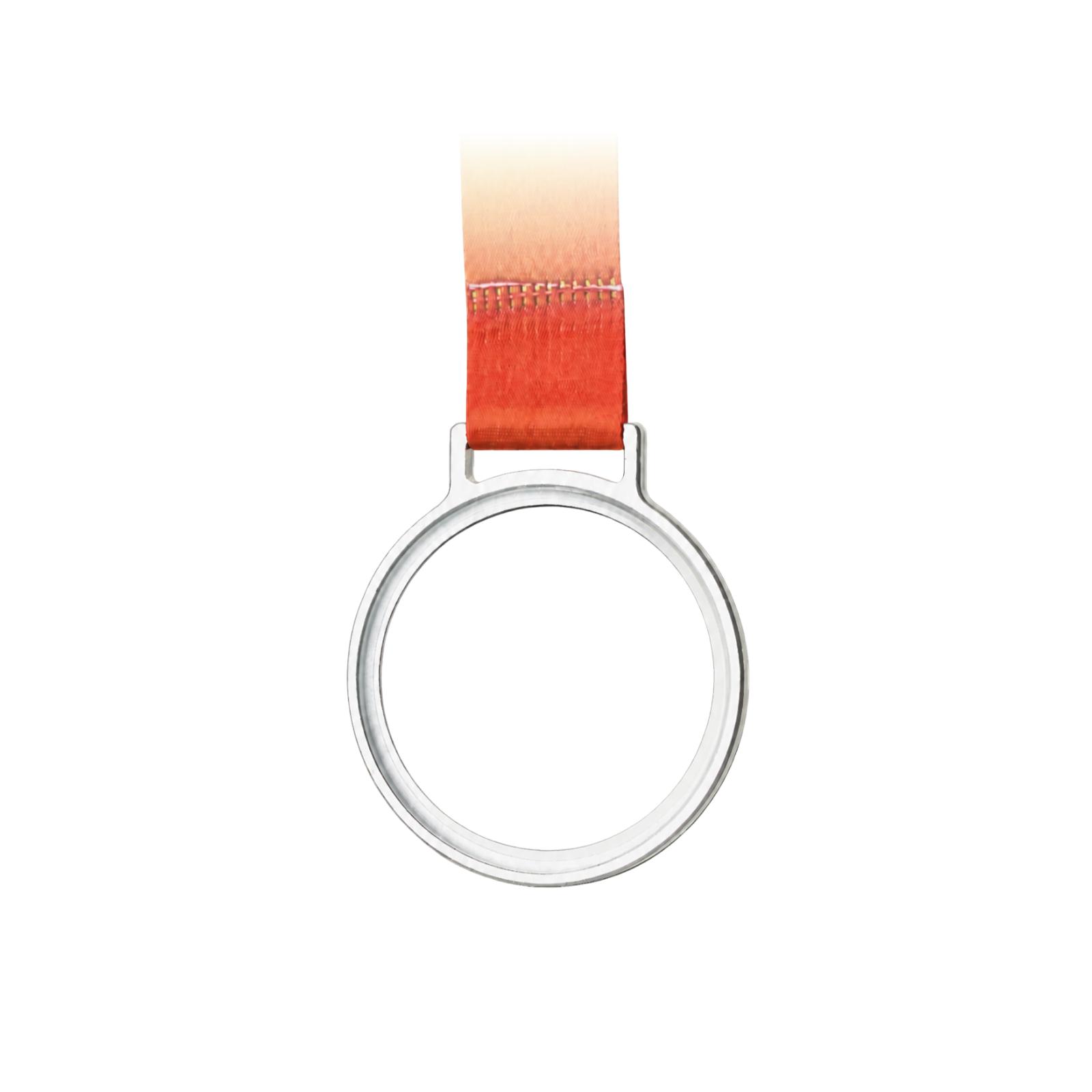 Round ultra clear crystal medal with silver frame 02