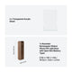 Rounded Rectangular Walnut Wood LED Light Base with Open Slot