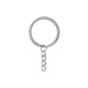 xTool Selected Silver Key Ring with Chain (20pcs)