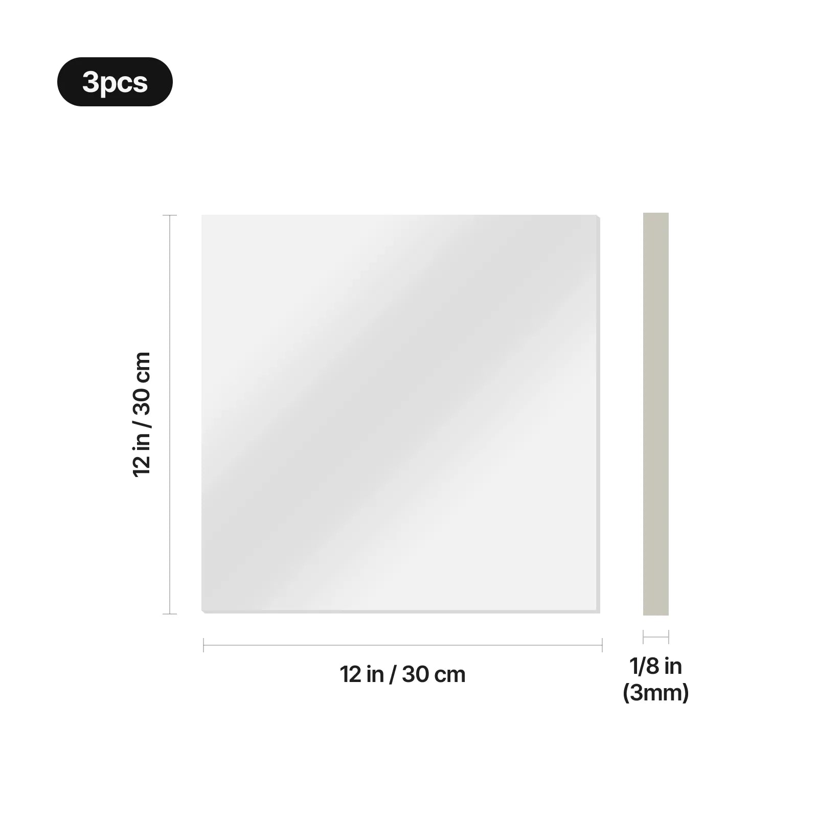 Silver mirror acrylic sheet 03