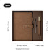 Soft-touch Brown A5 PU Notebook and Ballpoint Pen Set