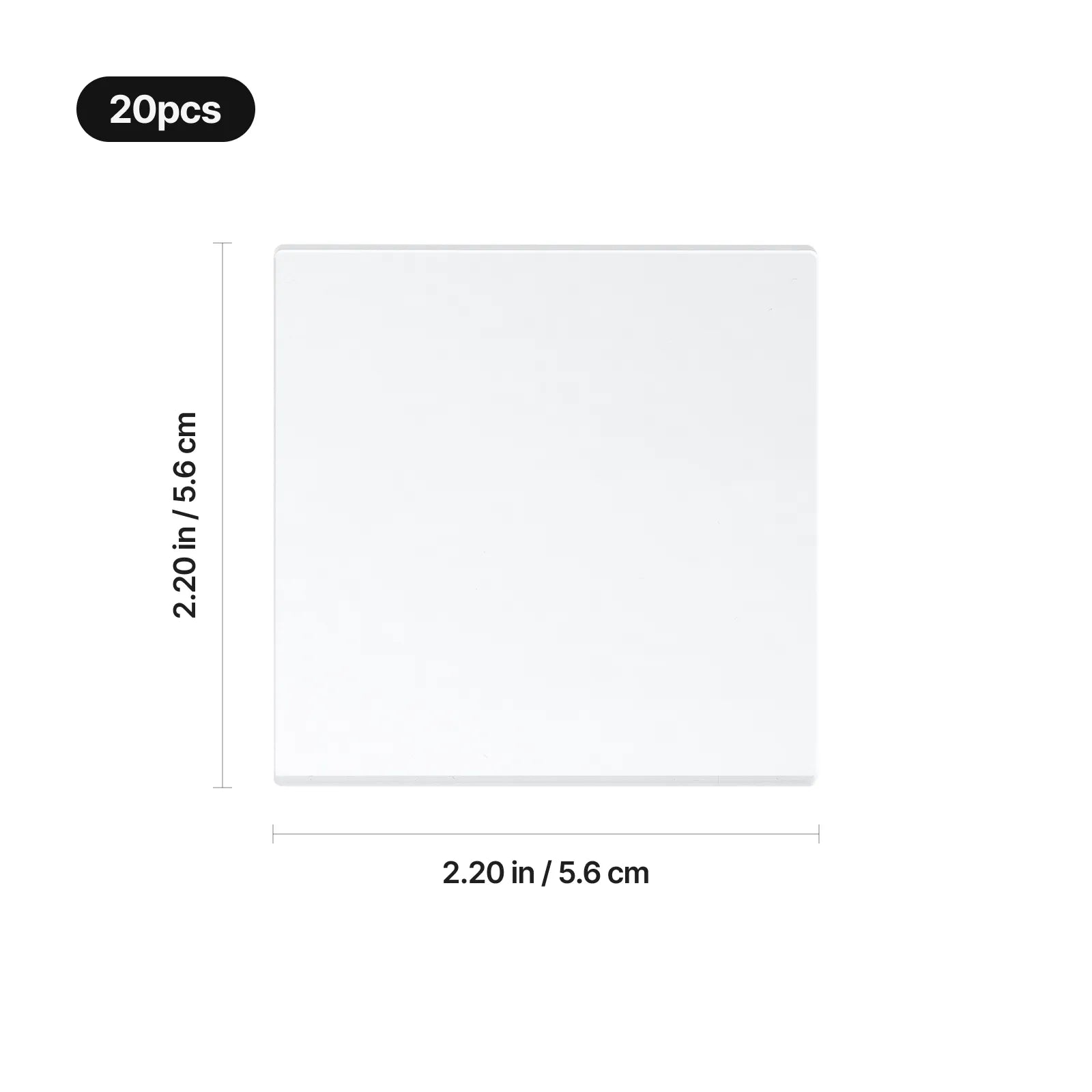 Square acrylic fridge magnet 03