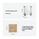 Square Beech Wood 7-Color LED Light Base with Groove