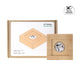 Square Beech Wood 7-Color LED Light Base with Groove