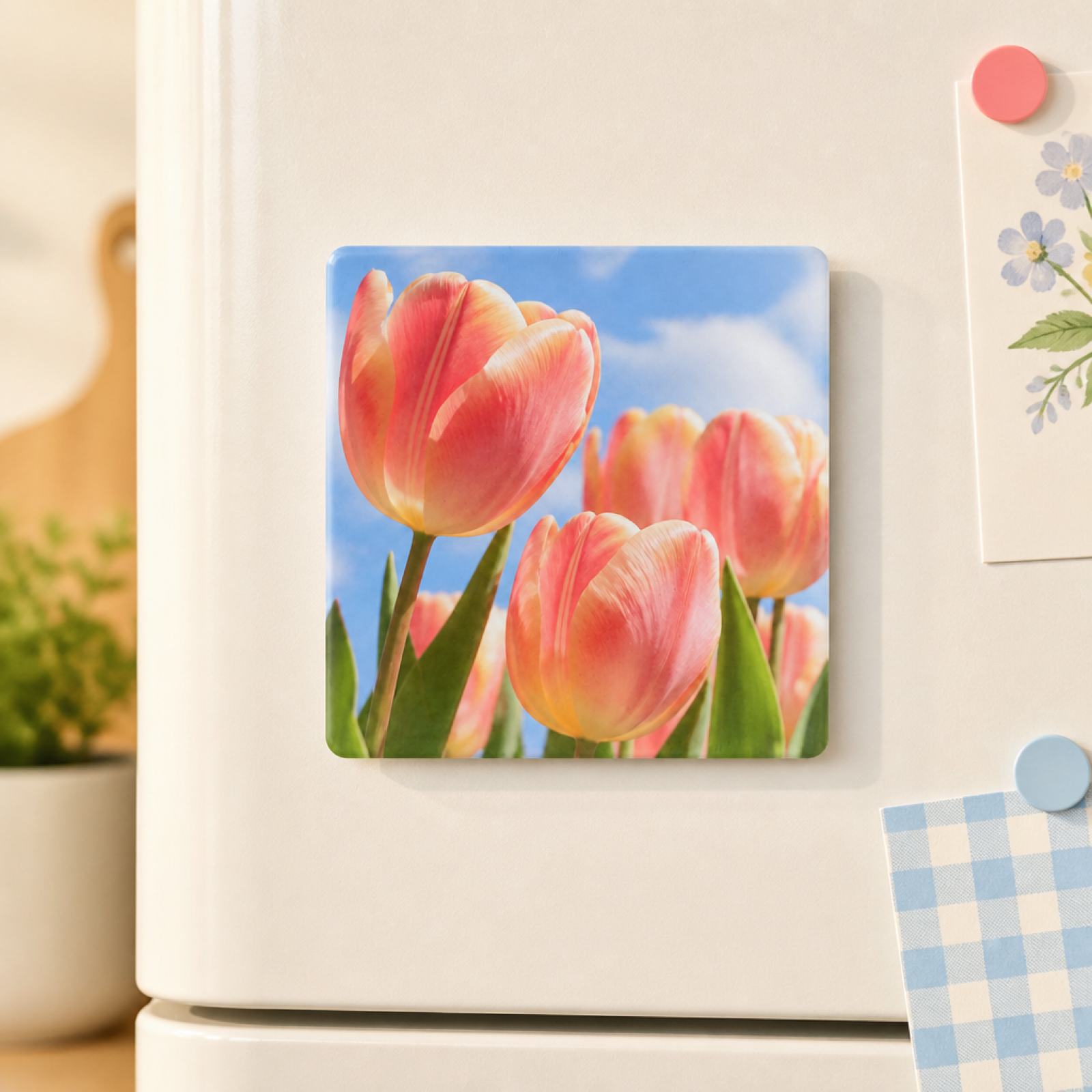 Square ceramic fridge magnet 03