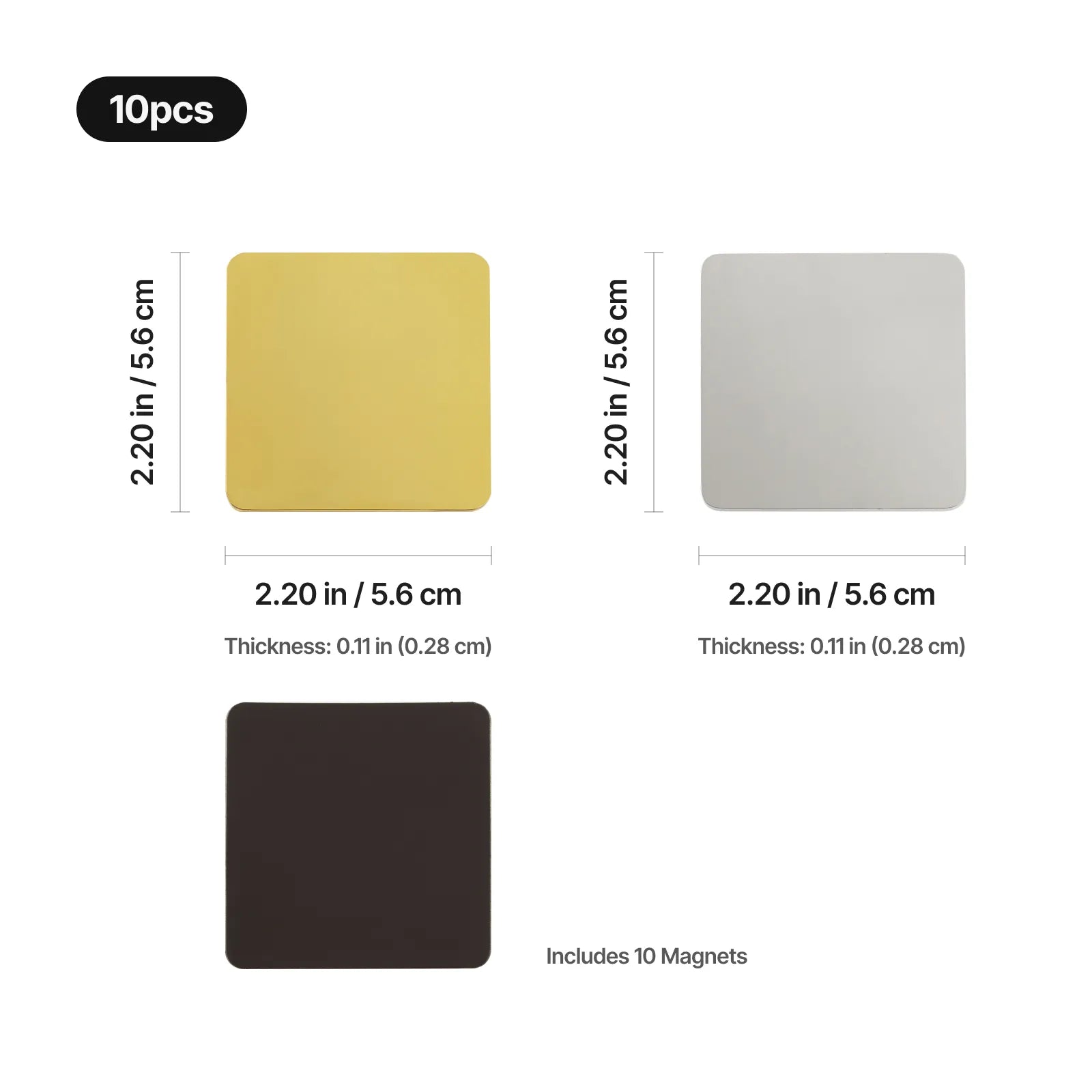 Square ceramic fridge magnet 03