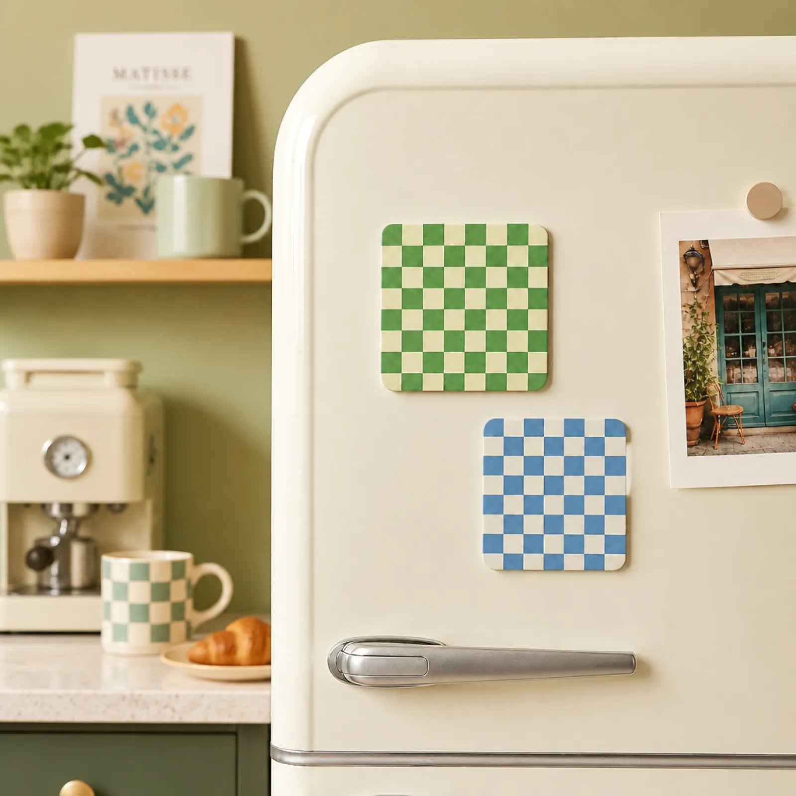 Square ceramic fridge magnet 05
