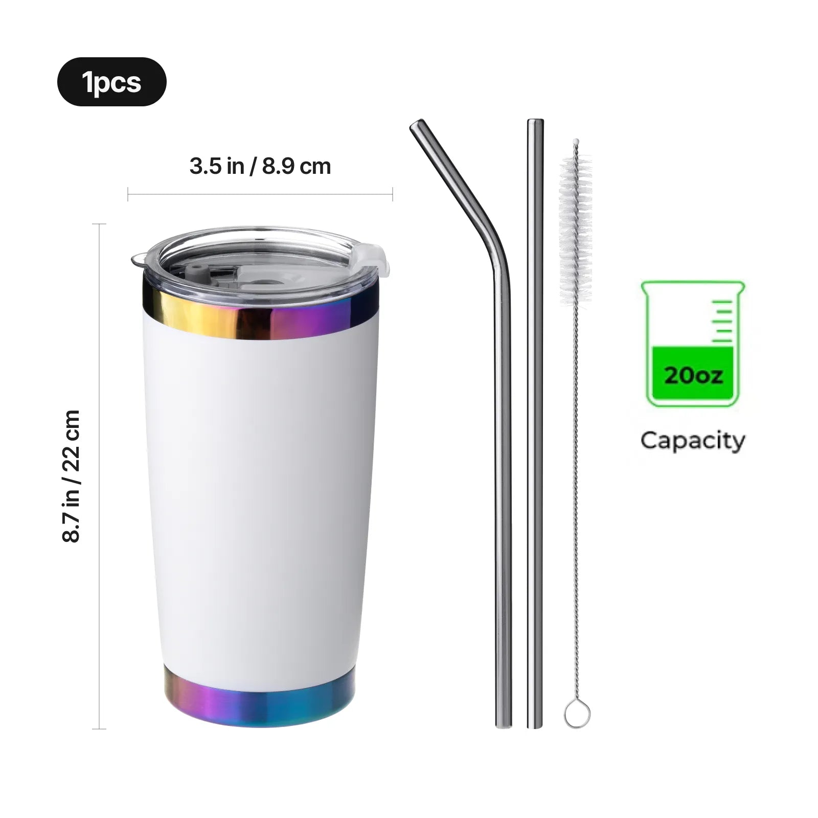 Stainless steel coffee tumbler 20oz 04