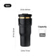 Stainless Steel Tumbler with Handle and Straw (30oz)