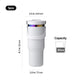 Stainless Steel Tumbler with Handle and Straw (30oz)