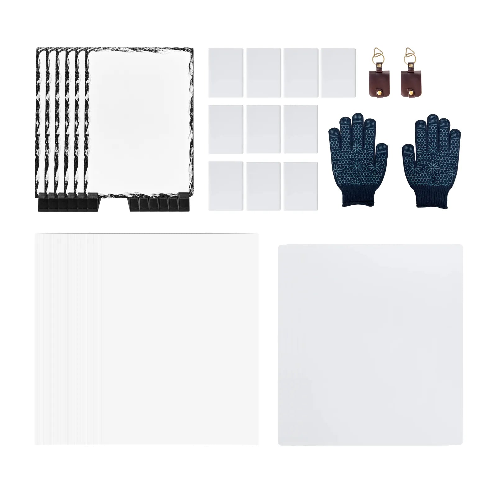 Sublimation blanks starter kit for wonderpress 76pcs 01