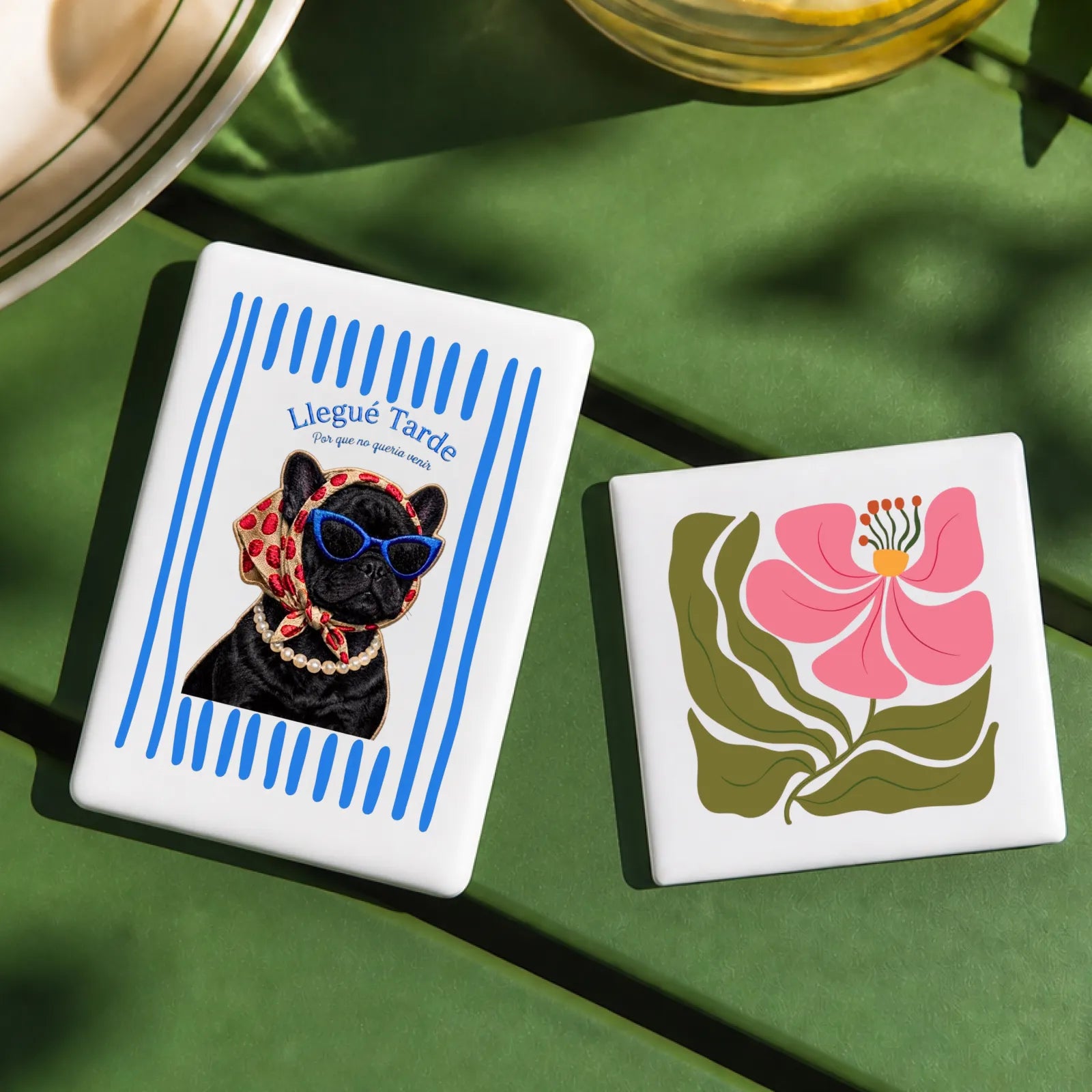 Sublimation ceramic fridge magnet 01
