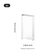 Thin Rounded Rectangular K9 Crystal