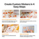 xTool Selected Translucent Vellum Inkjet Sticker Paper (25pcs)