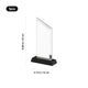 xTool Selected Trapezoidal K5 Crystal Trophy with Marble Base