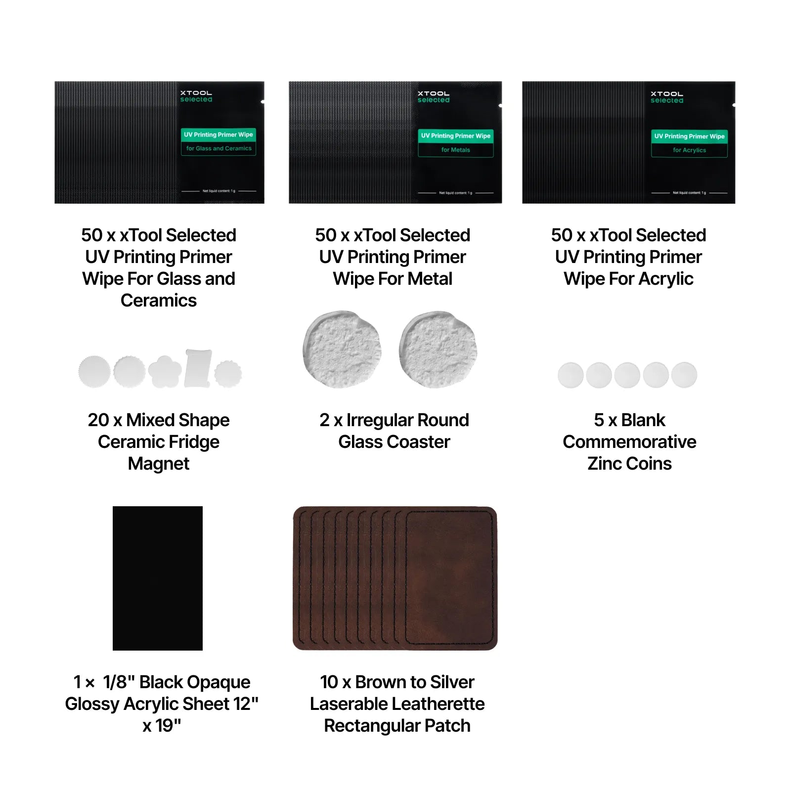 Uv printable materials package for o1 omni dual uv 03