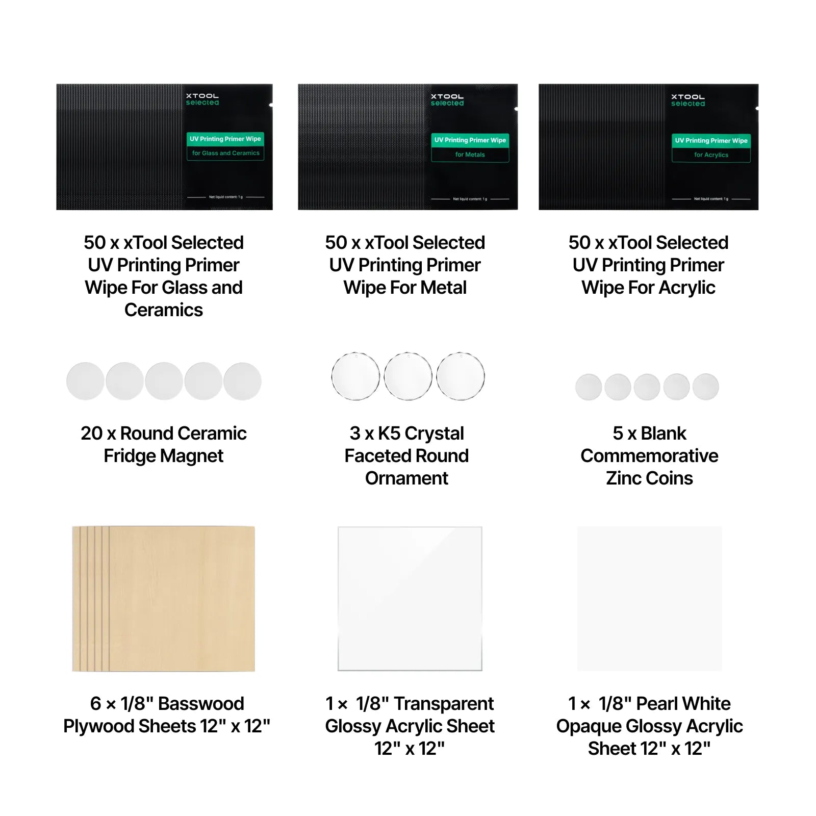 Uv printable materials package for o1 omni single uv 05