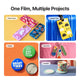 White Printable Sublimation Heat Transfer Film for WonderPress (20pcs)