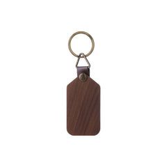 Wooden keychain with sublimation aluminum sheet 01 medium