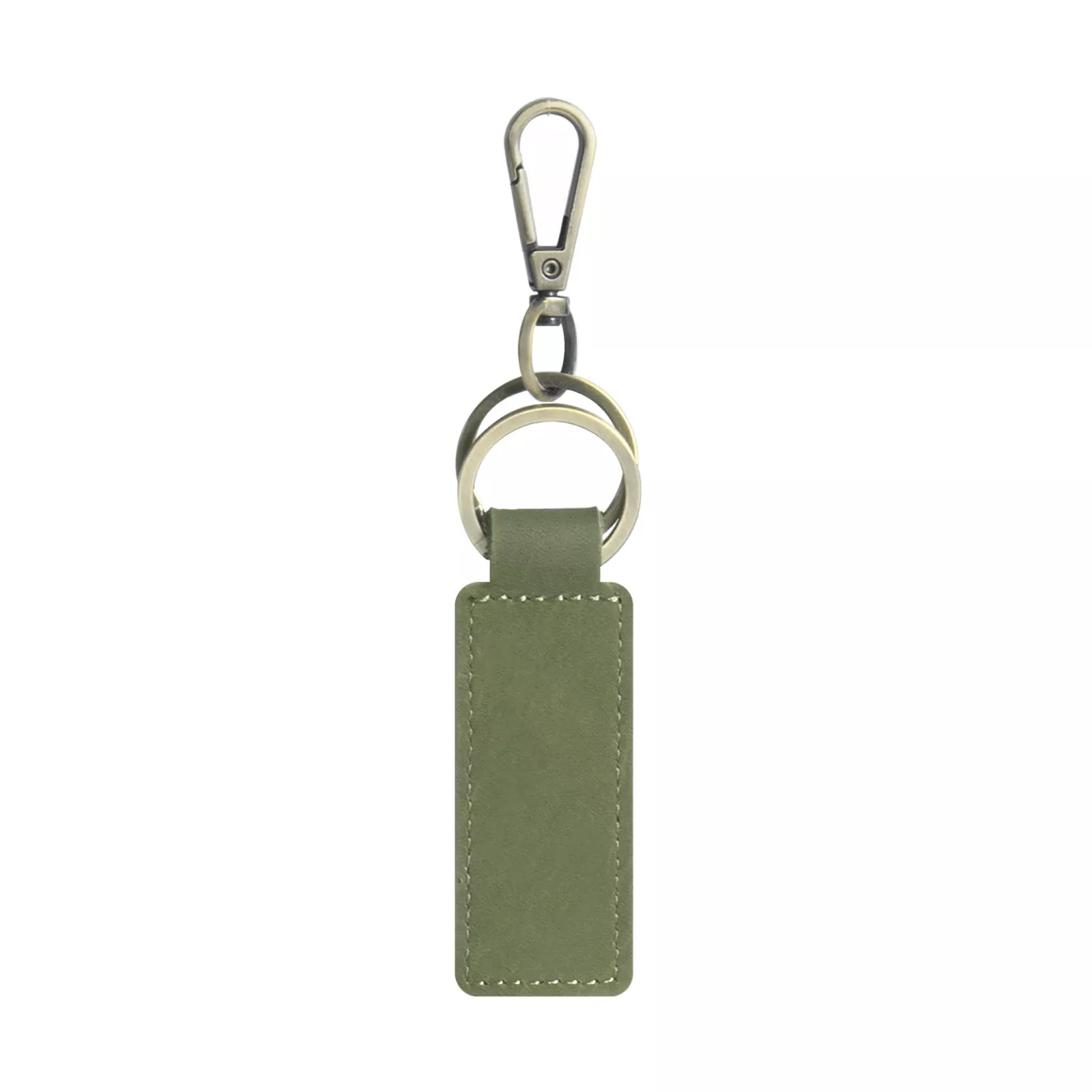 Olive Green Leather Keychain (5pcs) Olive Green Leather Keychain (5pcs)