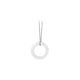 Silver Stainless Steel Hoop Necklace (6pcs)