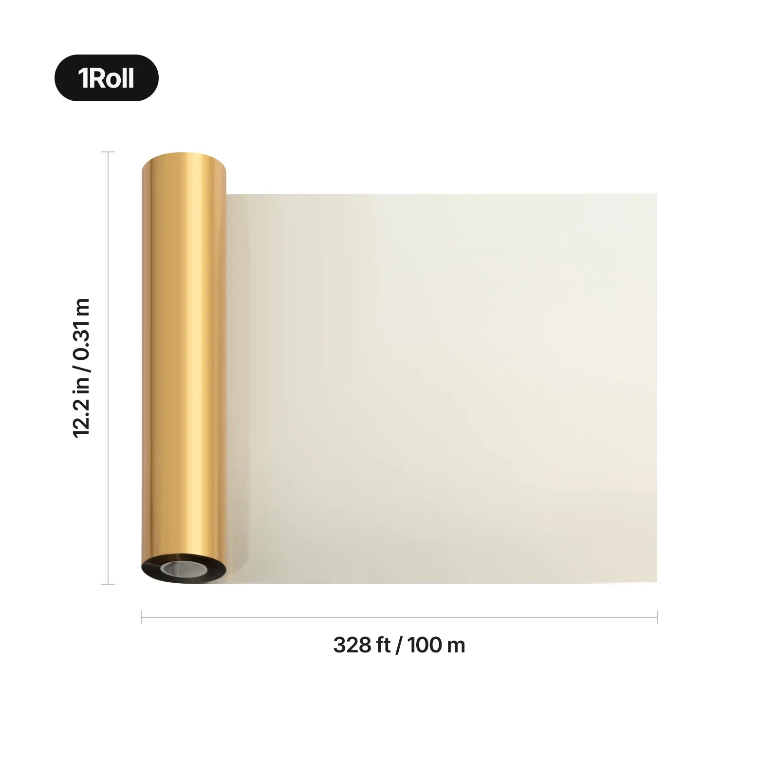 Xtool selected hot stamping foil gold 100m 03