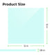 dimensions of mint blue acrylic plexiglass sheet for laser cutting