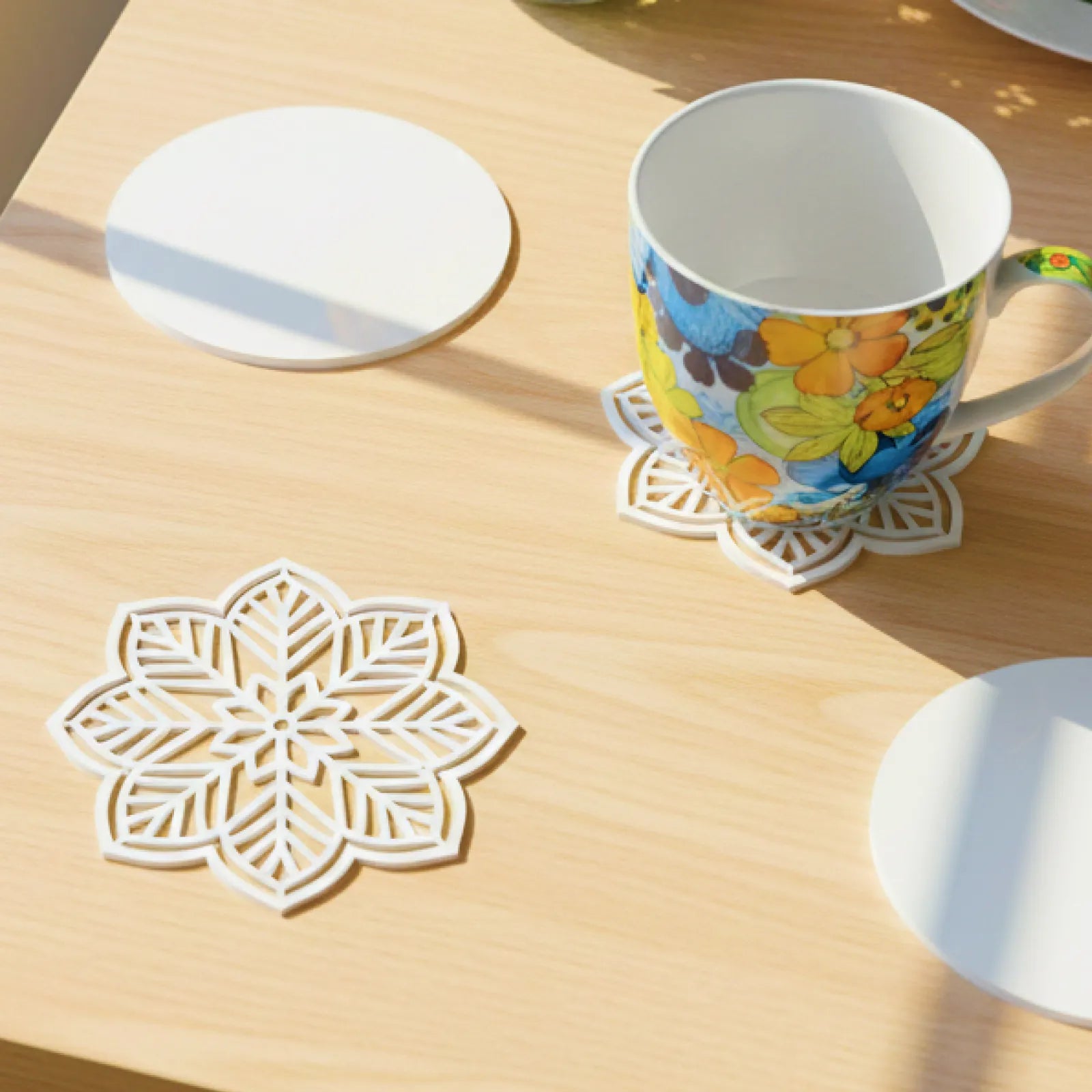 Xtool acrylic plexiglass sheet opaque glossy laser cutting cup coasters