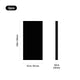 dimensions of opaque glossy acrylic plexiglass sheet for laser cutting projects