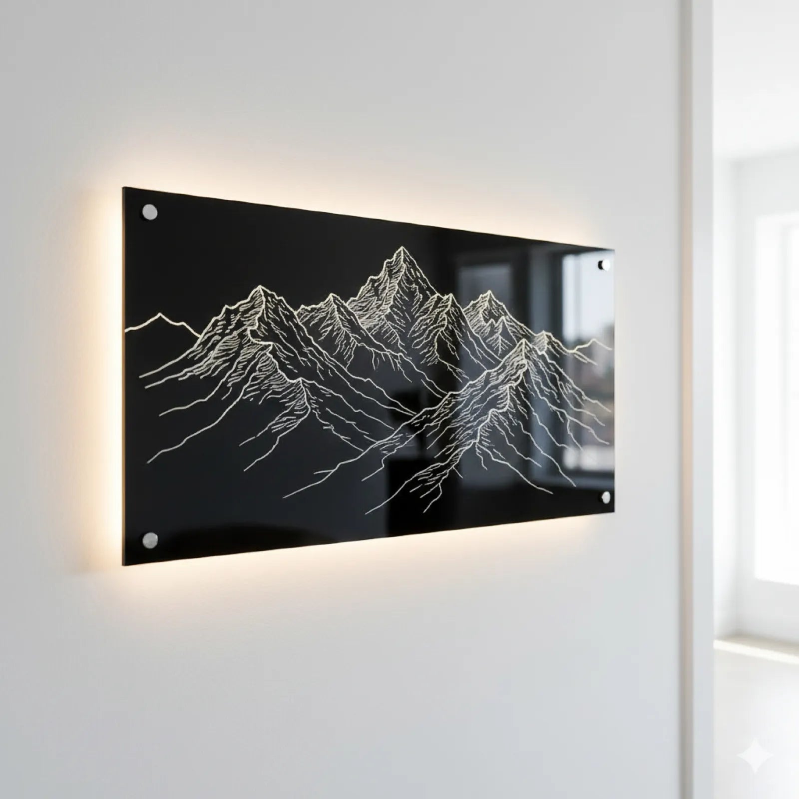 Xtool acrylic plexiglass sheet opaque glossy laser cutting wall decor