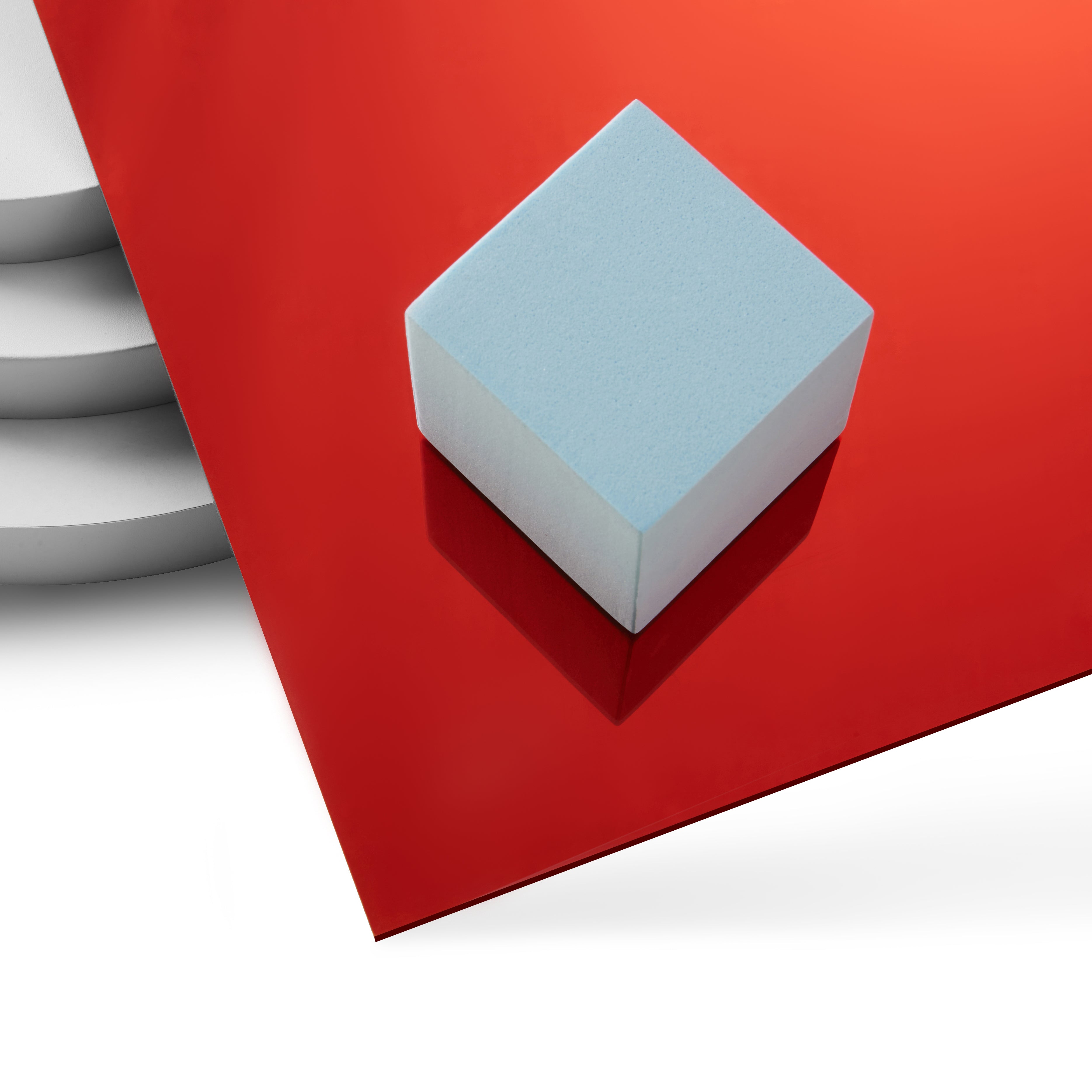 Xtool acrylic plexiglass sheet pale red mirror laser cutting