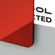 pale red mirror acrylic plexiglass sheet set for laser cutting and diy projects