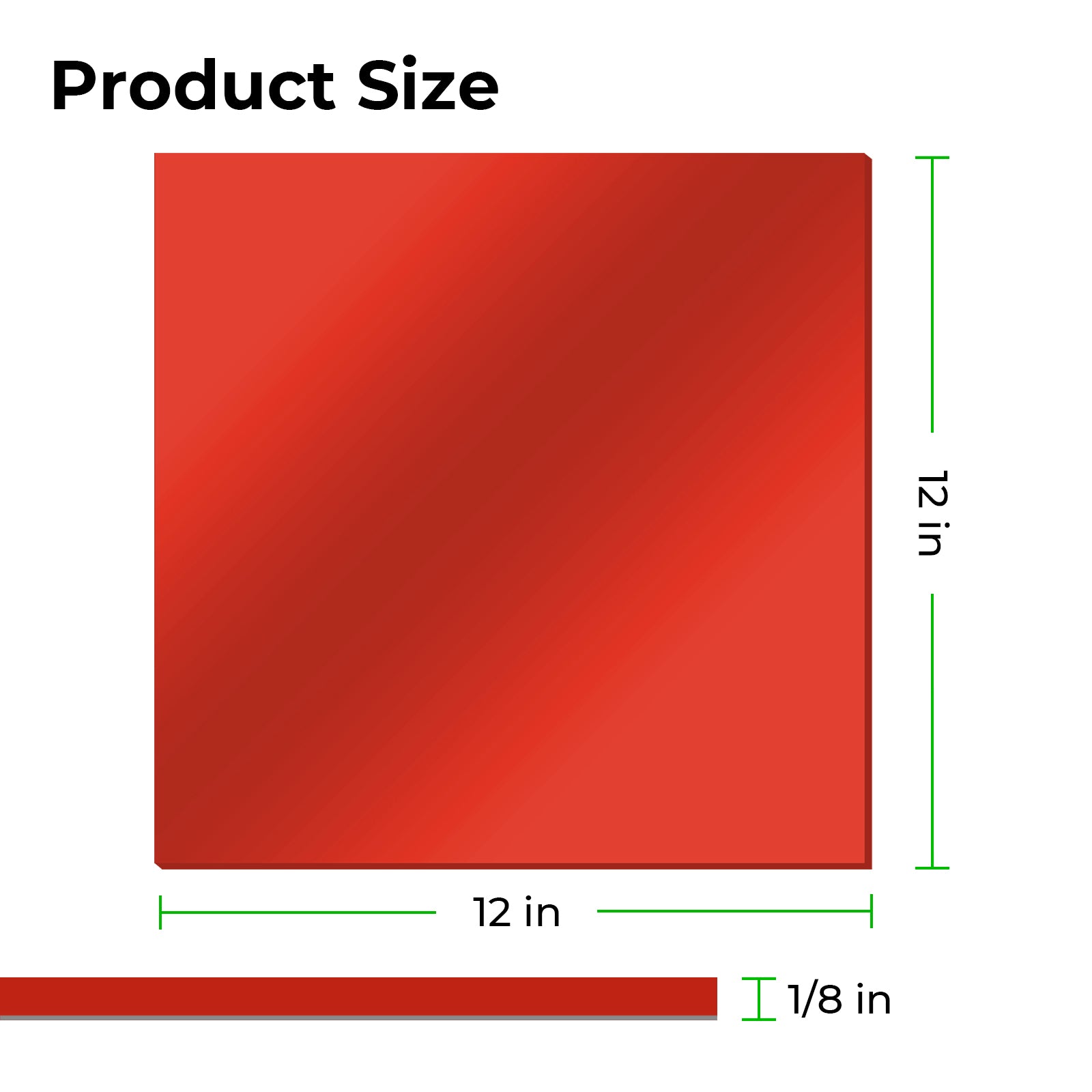 Xtool acrylic plexiglass sheet pale red mirror laser cutting dimensions