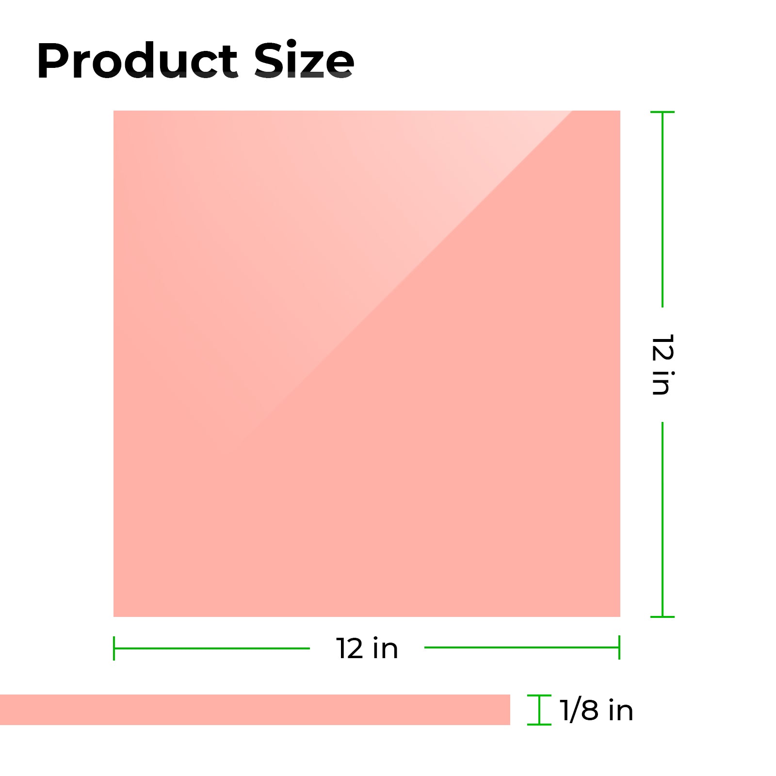 Xtool acrylic plexiglass sheet pastel peachy orange laser cutting dimensions
