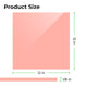 dimensions of pastel peachy orange acrylic plexiglass sheet for laser cutting