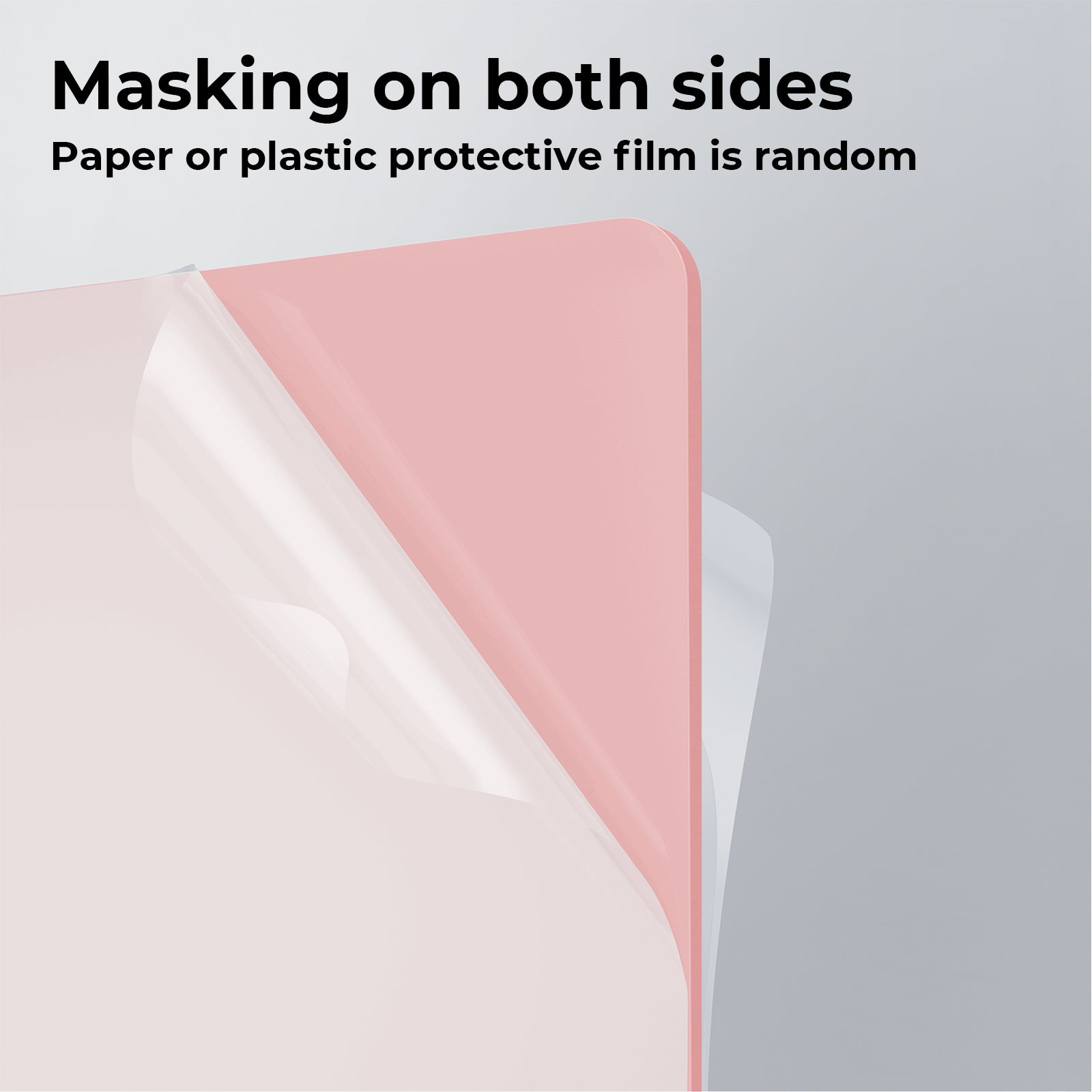 Xtool acrylic plexiglass sheet pastel peachy orange laser cutting masking