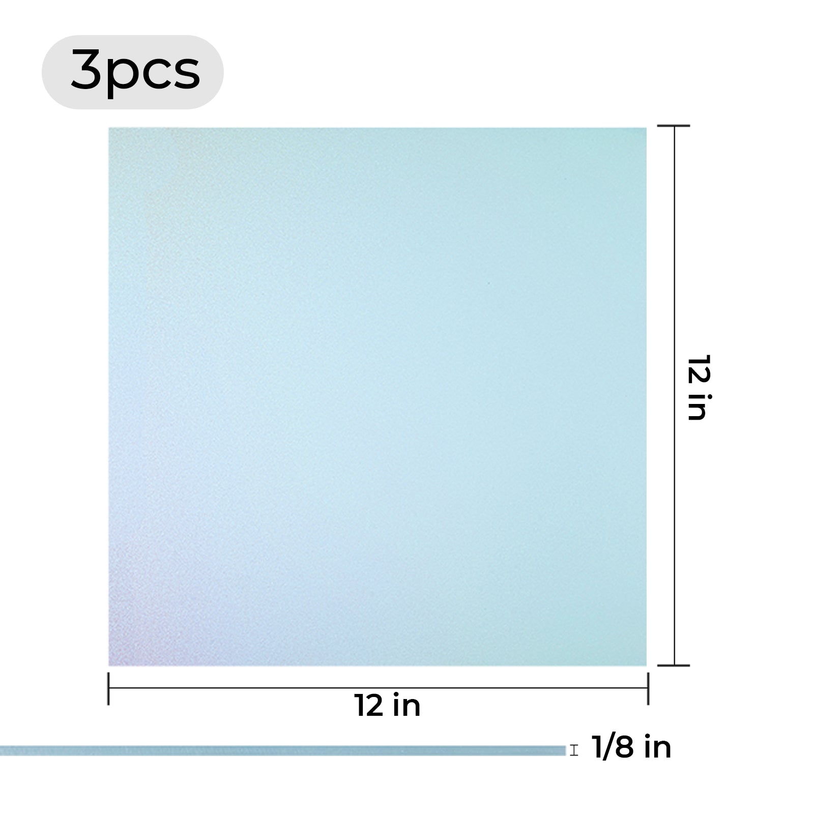 Xtool acrylic plexiglass sheet pearlescent glitter laser cutting dimensions