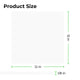 dimensions of white frosted acrylic plexiglass sheet for laser cutting