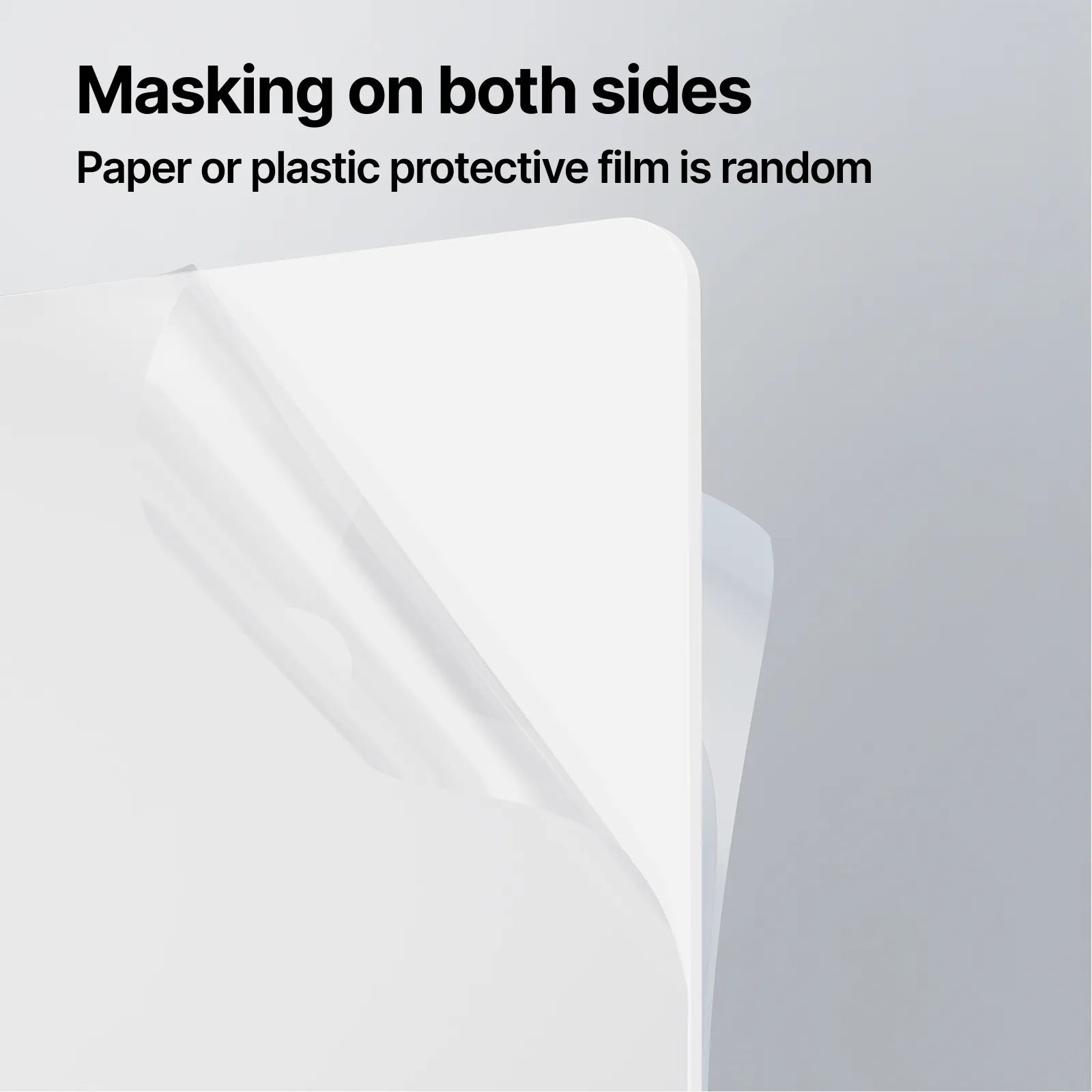Xtool acrylic plexiglass sheet white glossy laser cutting masking
