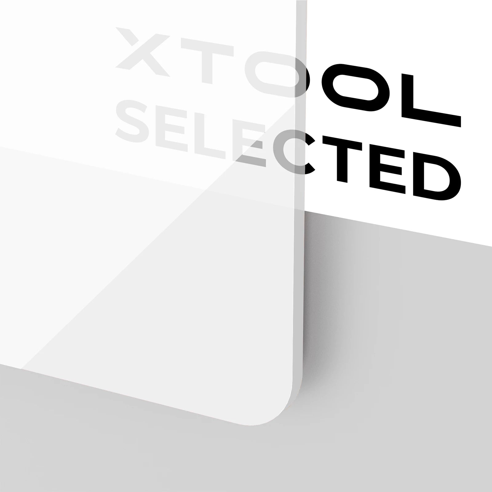 Xtool acrylic plexiglass sheet white glow in the dark laser cutting crafting