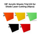 colored acrylic sheets trial kit for laser cutting